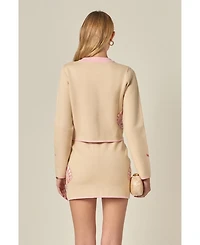 English Factory Women's Sea Shell Cardigan