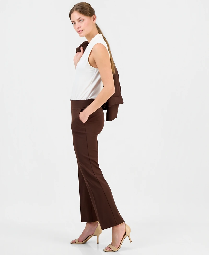 Anne Klein Essentials Petite Pull-On Knit Trousers