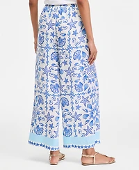 On 34th Women's Serene Shores Wide-Leg Pull-On Pants, Macy's Exclusive