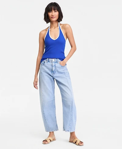 On 34th Women's V-Neck Halter Top, Exclusively at Macy's