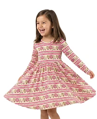 Motette Toddler Girls Pomegranate Soiree Bamboo Twirl Dress