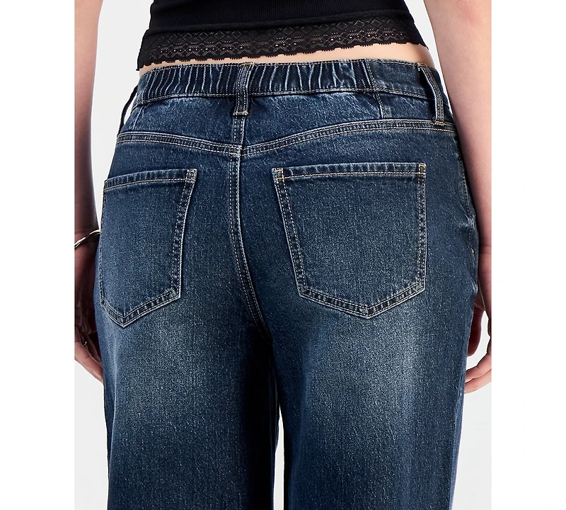 Celebrity Pink Juniors' Mandy Elastic-Waist Jeans