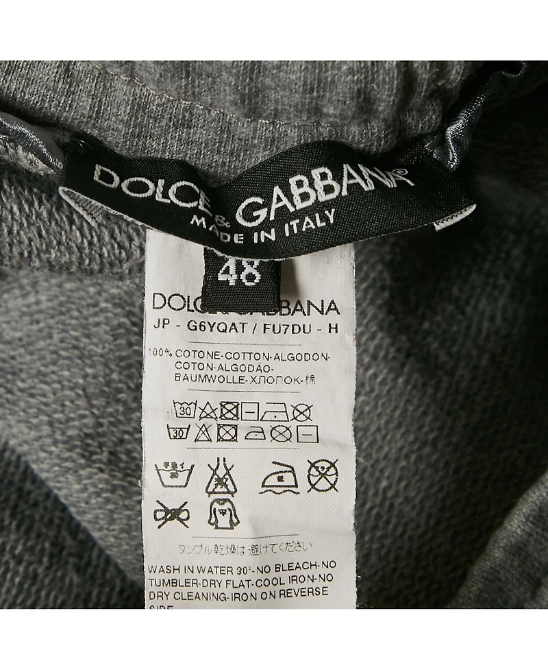 Pre-Owned Dolce & Gabbana Men's Cotton Knit Hooded Sweat Jacket & Joggers
