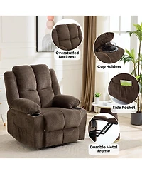 gaomon Oversized Power Lift Recliner Chair for Elderly,Adjustable Lay Flat Lift Chair Electric Recliner Chairs with Massage and Heat,for Living Room