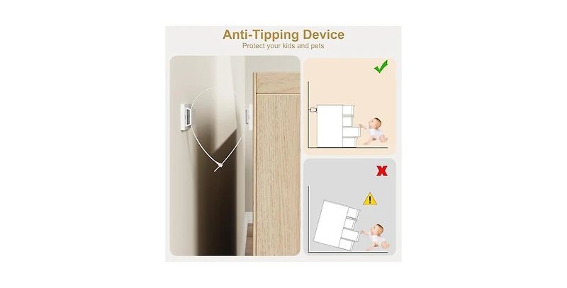 gaomon 4 Drawer Dresser for Bedroom