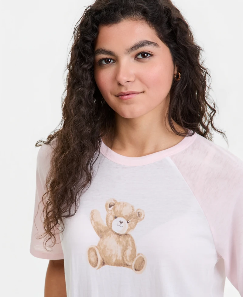 Hippie Rose Juniors' Raglan Sleeve Top