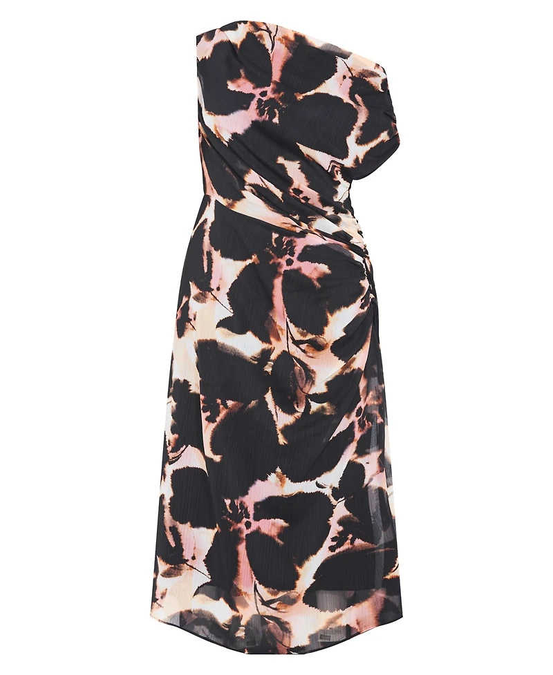 City Chic Women's Vivid Print Maxi Dress