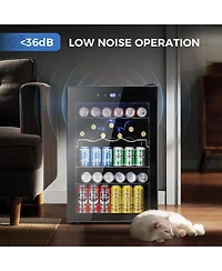 Antarctic Star 3.2 Cu. Ft. Beverage & Wine Cooler with Digital Touch Display