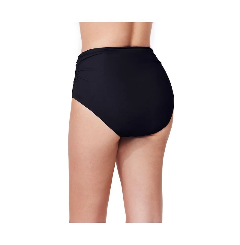 Profile by Gottex Women's Tutti Frutti Shirred High Waist Swim Bottom