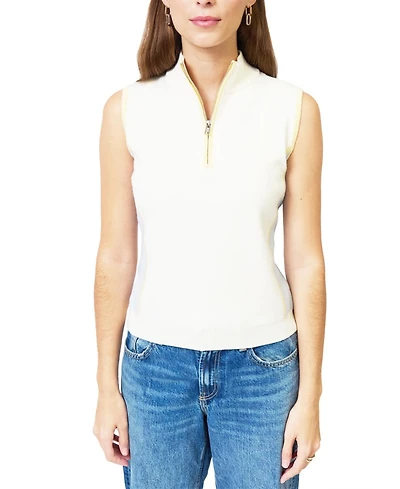 Central Park West Women's Birdie Sleeveless 3/4 Zip