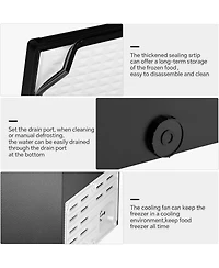 Antarctic Star 1.8 Cu. Ft. Compact Chest Freezer with Removable Basket