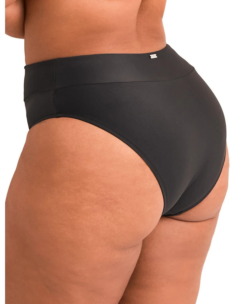 Adore Me Plus Perry Swimwear High Waisted Bottom