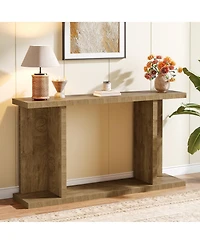 Tribesigns 55" Console Table, Framhouse Entryway Table, Living Room & Sofa Table