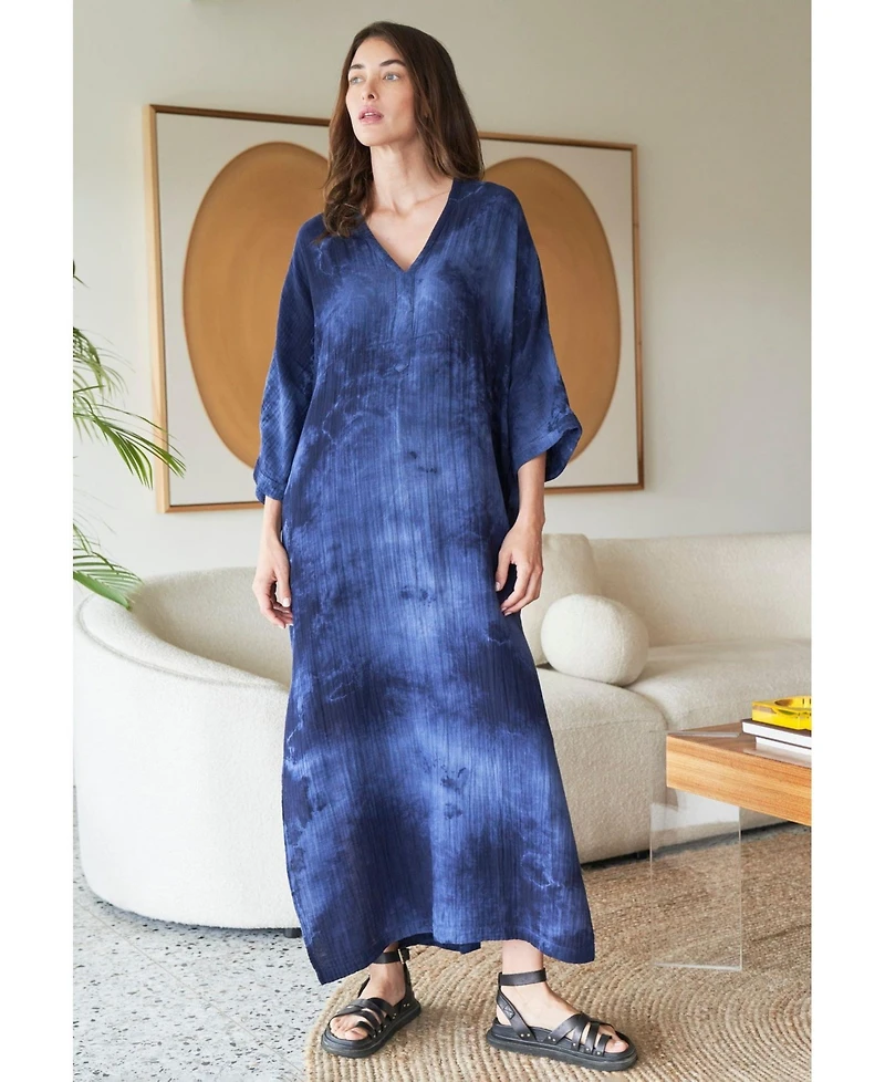 Ocean+Main Women's Gauze Arc Seam Caftan