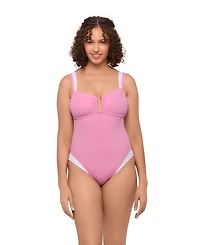 S3 Apparel Women's Sculpting Sweetheart U-Wire One-Piece Swimsuit