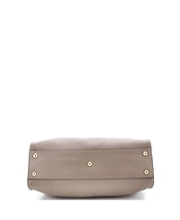 Pre-Owned Fendi Regular Peekaboo Bag Leather with Plexiglass Detail