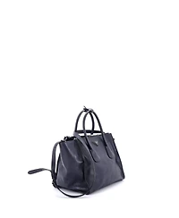 Pre-Owned Prada Medium Twin Pocket Convertible Tote Leather