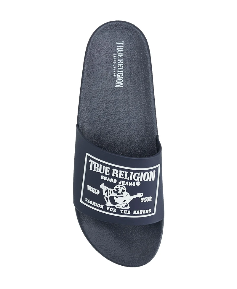 True Religion Men's Kendrick Logo Slide