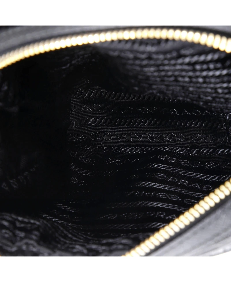 Pre-Owned Prada Mini Re-Edition 1978 Front Pocket Shoulder Re-Nylon with Saffiano Leather