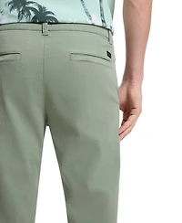 Boss By Hugo Boss Men's Structured Cotton Blend Tapered-Fit Chinos