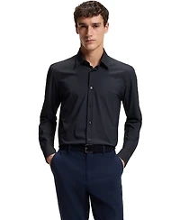 Boss By Hugo Men's Performance-Stretch Jersey Dress Shirt