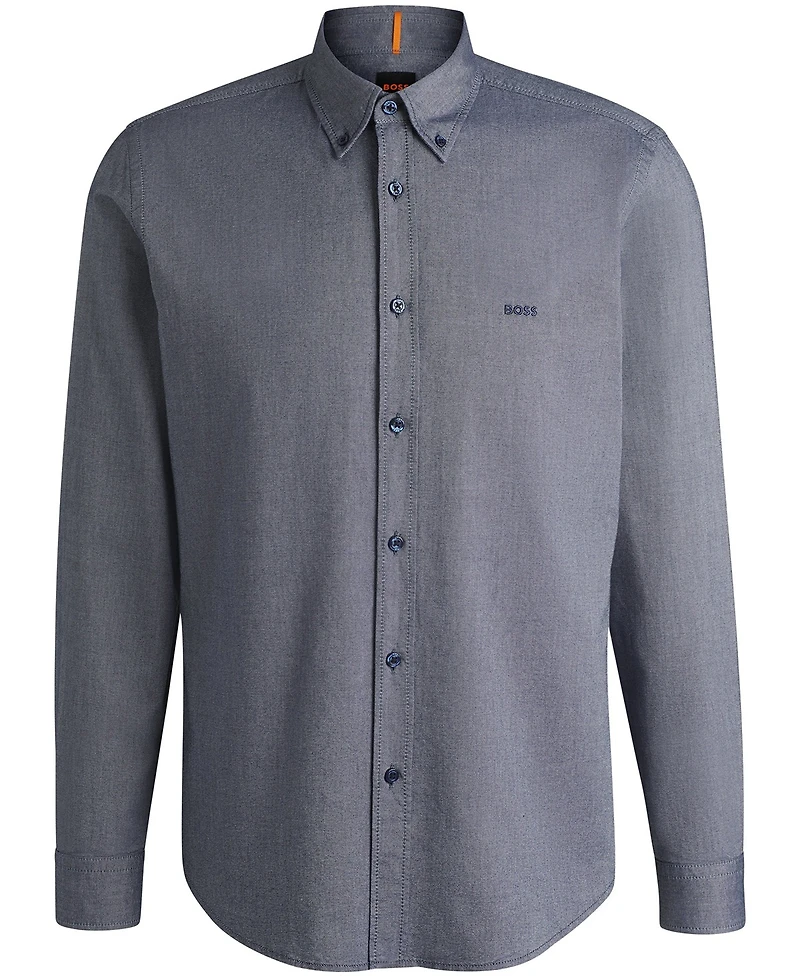 Boss by Hugo Men's Button-Down Regular-Fit Oxford Shirt