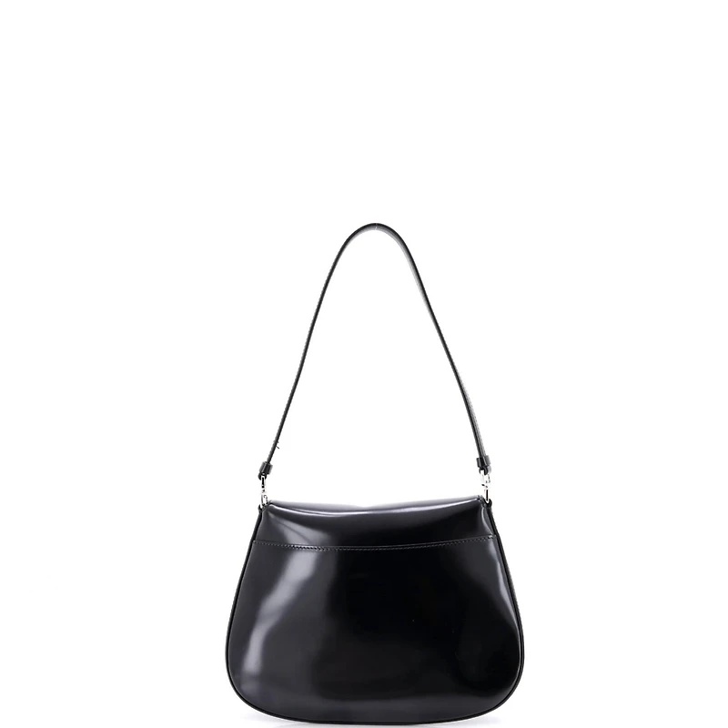 Pre-Owned Prada Cleo Flap Shoulder Bag Spazzolato Leather