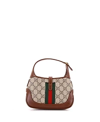 Pre-Owned Gucci Mini Jackie 1961 Hobo Gg Coated Canvas