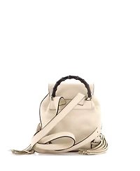 Pre-Owned Gucci Medium Bamboo Tassel Backpack Leather