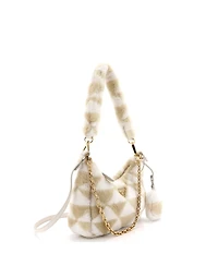 Pre-Owned Prada Mini Re-Edition Shoulder Bag Shearling
