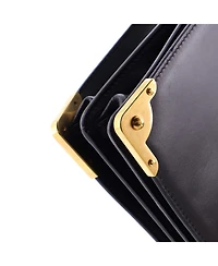 Pre-Owned Prada Large Cahier Crossbody Bag Leather and Saffiano Leather