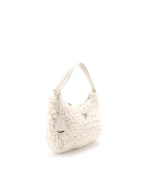 Pre-Owned Prada Mini Re-Edition 2000 Hobo Cashmere