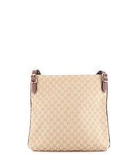 Pre-Owned Gucci Large Vintage Belted Flat Messenger Gg Canvas