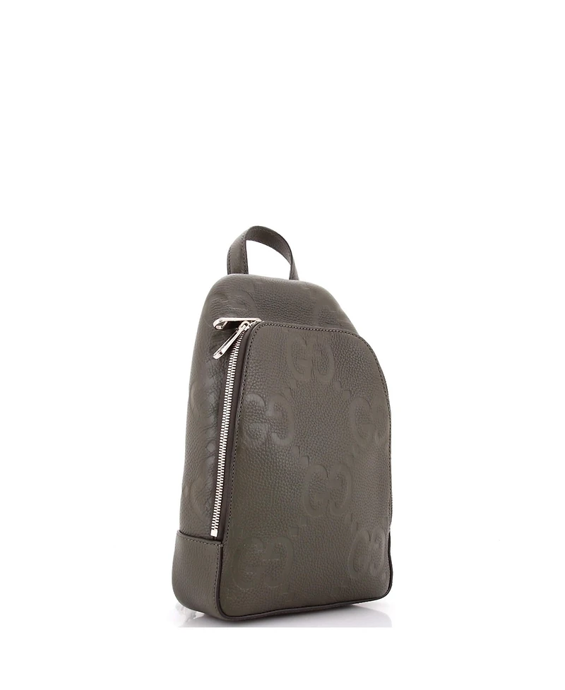 Pre-Owned Gucci Sling Bag Jumbo Gg Embossed Leather