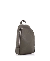 Pre-Owned Gucci Sling Bag Jumbo Gg Embossed Leather