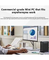 Hp ProDesk 400 Mini Desktop Intel Core i5 16GB Ram Intel Uhd Graphics 256GB Ssd Storage Windows 11 Pro