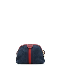 Pre-Owned Gucci Small Ophidia Dome Shoulder Bag Suede