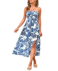 Cupshe Women's La Jolla Cove Tropical Midi Beach Dress