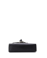 Pre-Owned Gucci Medium Emily Chain Flap Bag Microguccissima Leather