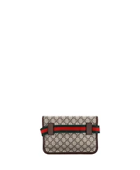 Pre-Owned Gucci Neo Vintage Flap Belt Bag Gg Coated Canvas