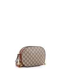Pre-Owned Gucci Mini Chain Crossbody Bag Gg Coated Canvas and Leather
