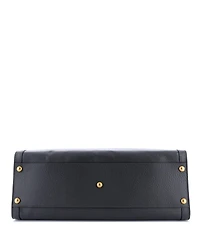 Pre-Owned Gucci Maxi Diana Nm Bamboo Handle Tote Leather