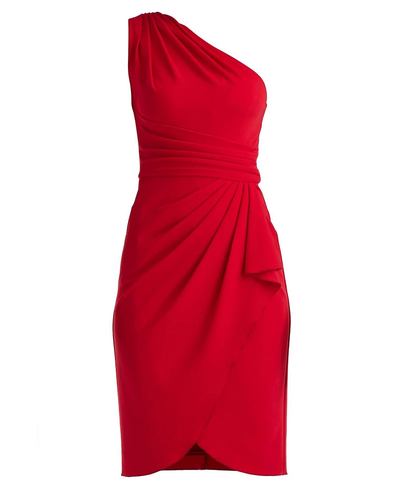 Tadashi Shoji Women's Marston One-Shoulder Draped Cocktail Dress
