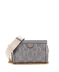 Pre-Owned Gucci Small Gg Shoulder Bag Gg Matelasse Leather