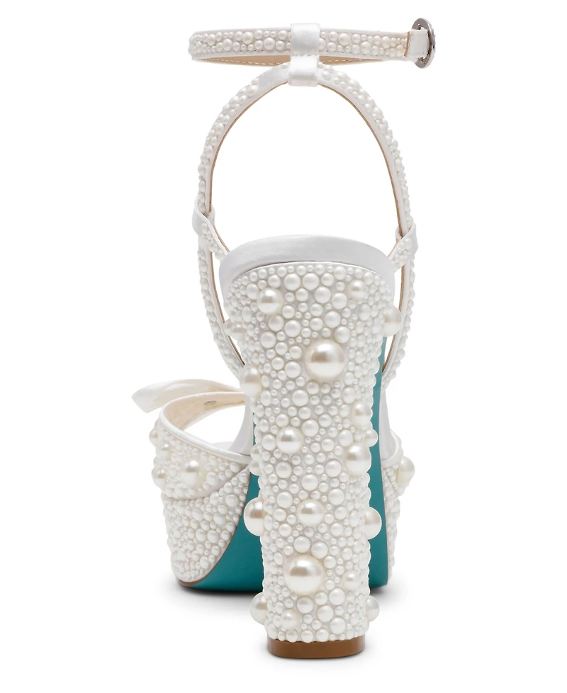 Betsey Johnson Women's Enola Platform Evening Sandals