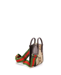 Pre-Owned Gucci Mini Vertical Tote Jumbo Gg Canvas