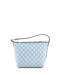 Pre-Owned Gucci Super Mini Ophidia Zip Shoulder Bag Gg Coated Canvas