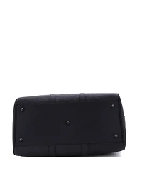 Pre-Owned Gucci Medium Convertible Duffle Bag Gg Rubber Effect Leather