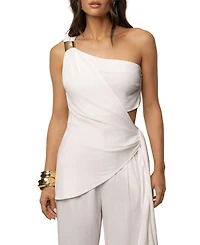 Jluxlabel Women's Palmera One Shoulder Top