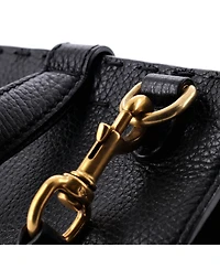 Pre-Owned Gucci Small Gg Marmont Top Handle Bag Leather